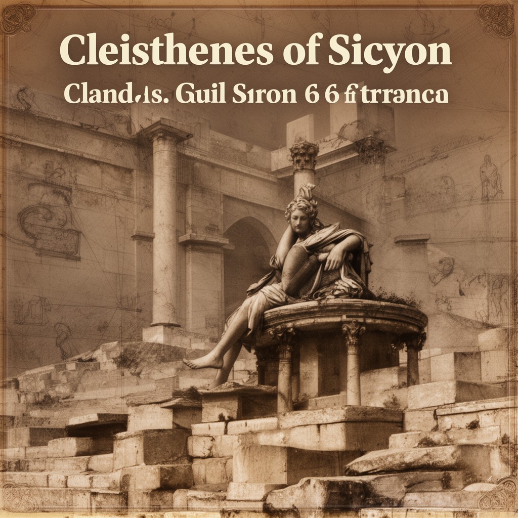 AI-generated illustration of Cleisthenes of Sicyon