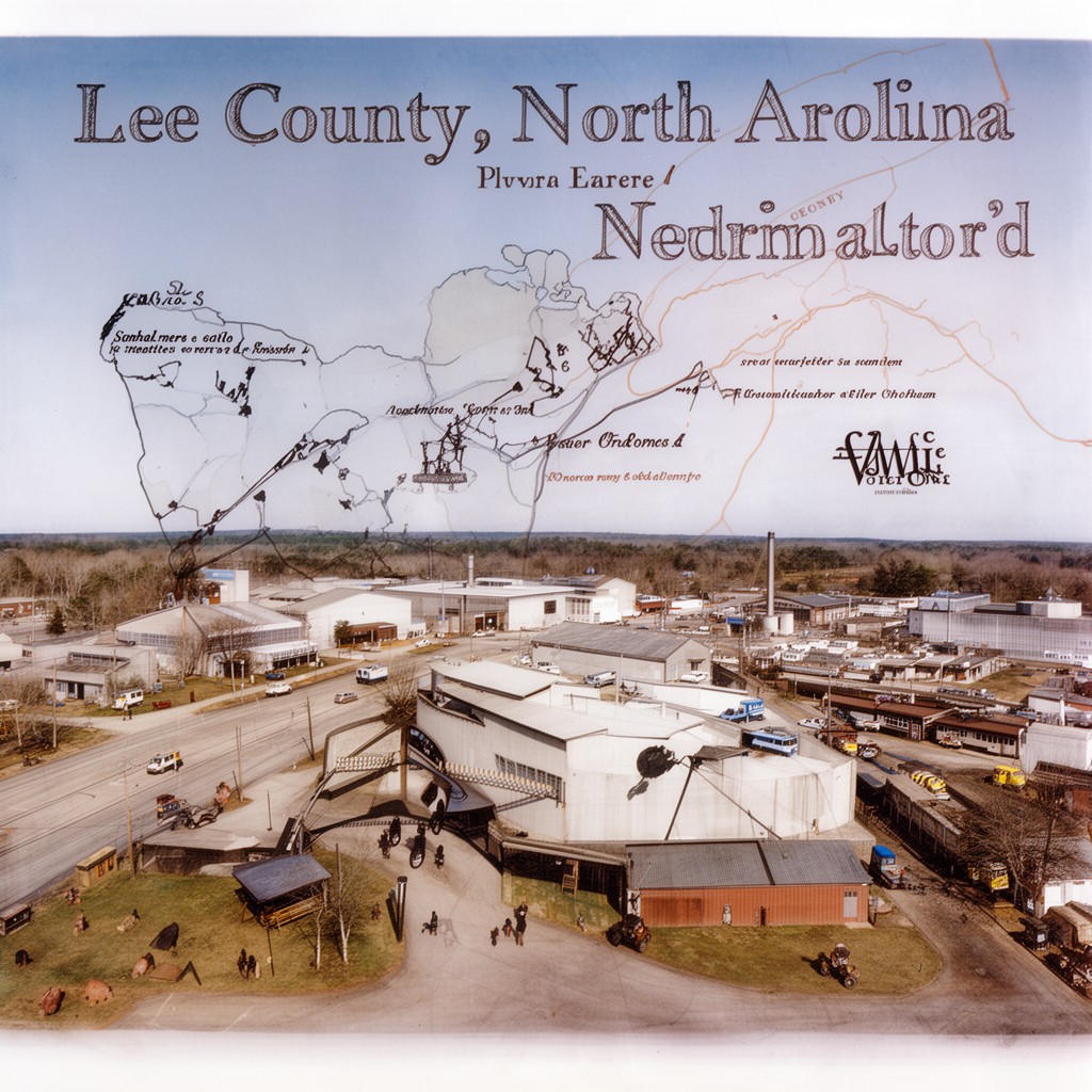 AI-generated illustration of Lee County, North Carolina