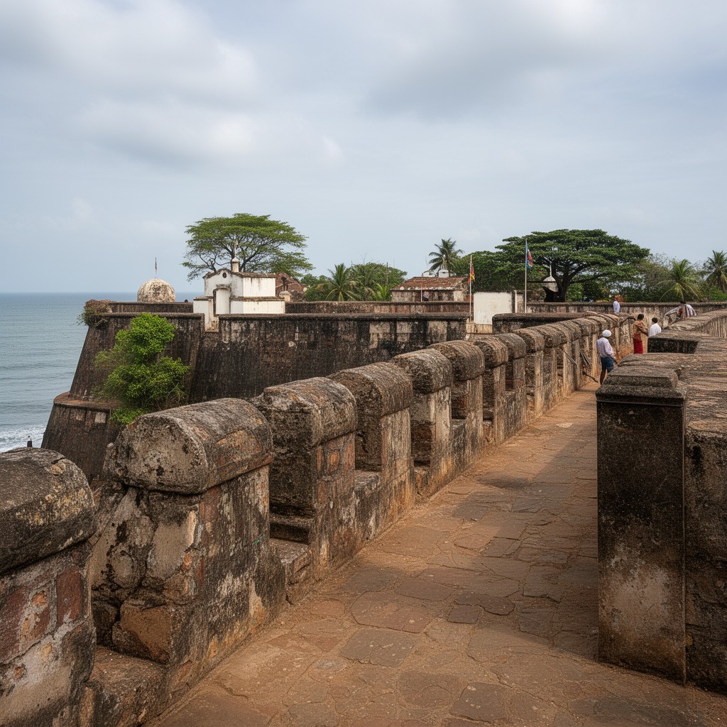 AI-generated illustration of Jaffna Fort