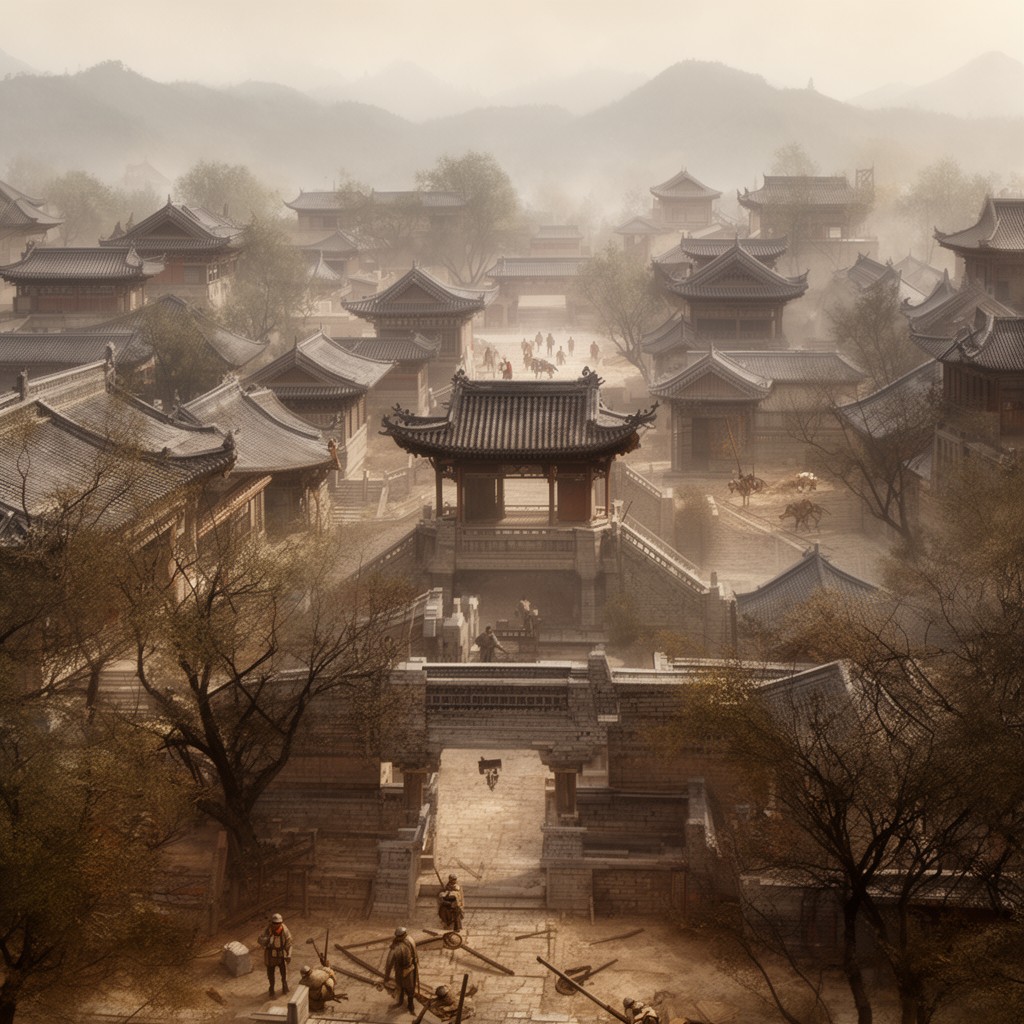 AI-generated illustration of Jin dynasty