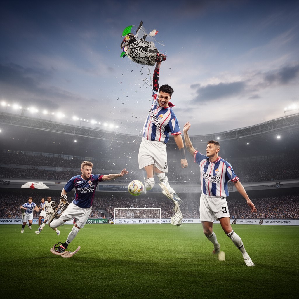 AI-generated illustration of Premier League and EFL Championship