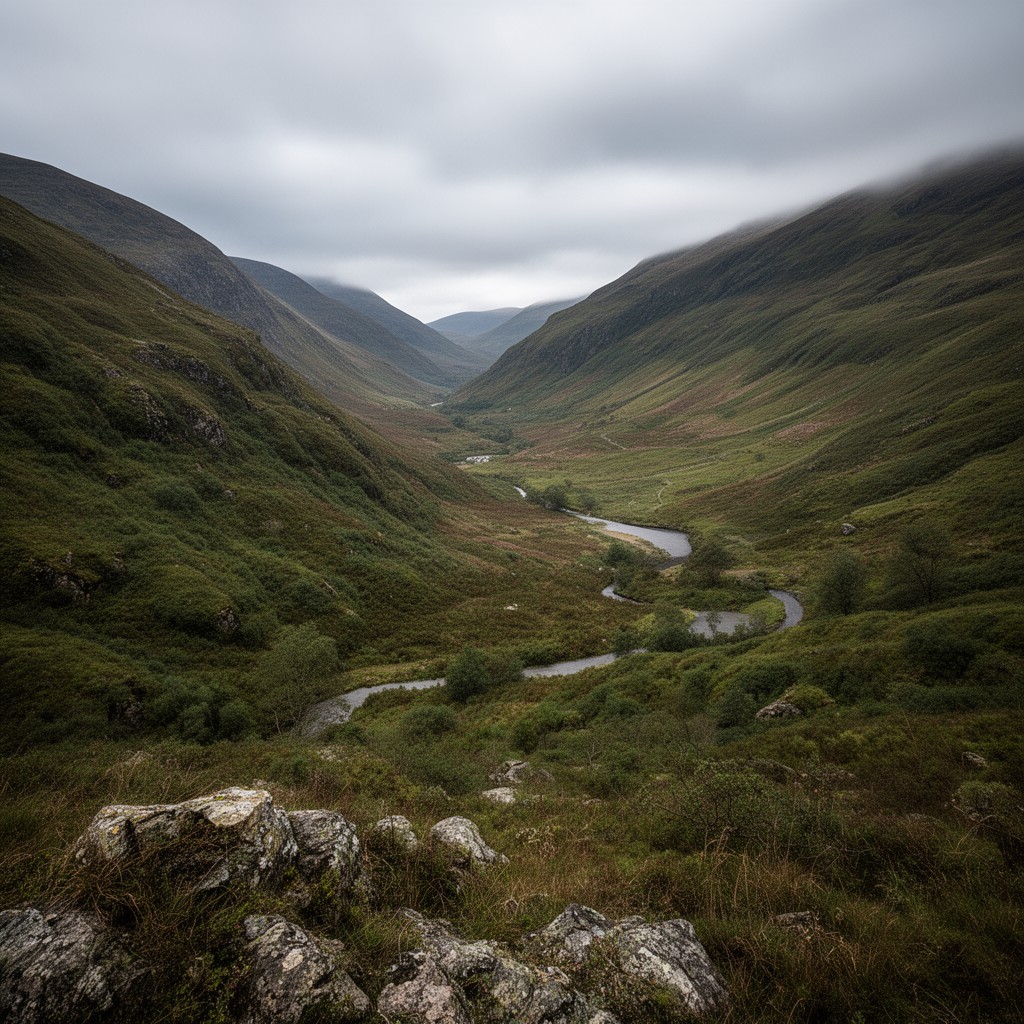 AI-generated illustration of Glen Clova