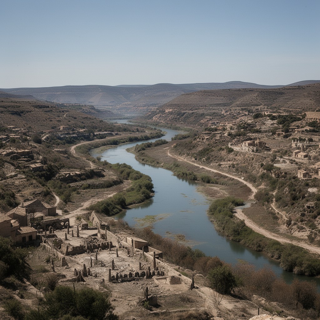 AI-generated illustration of Ribera d’Ebre