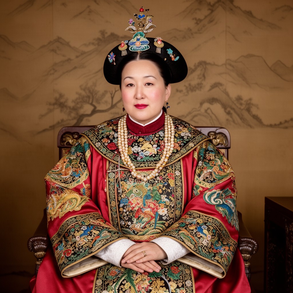 AI-generated illustration of Empress Dowager Cixi