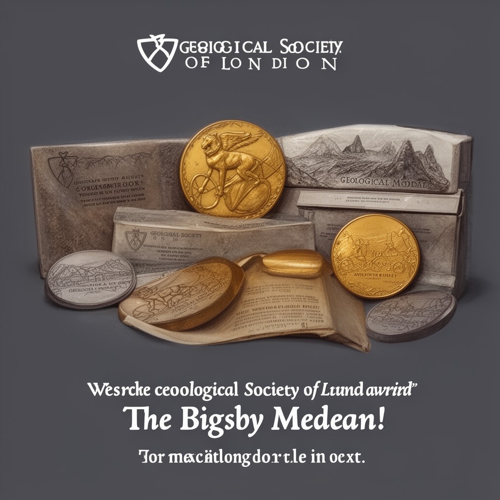 AI-generated illustration of Geological Society of London awards