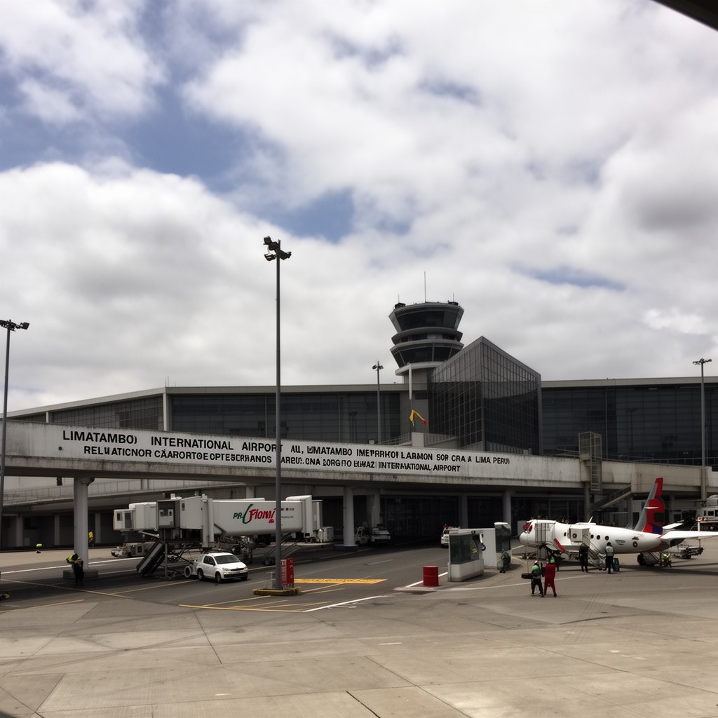 AI-generated illustration of Limatambo International Airport