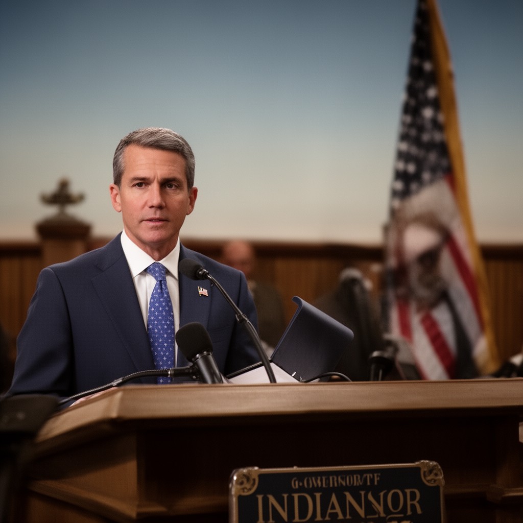 AI-generated illustration of Governor of Indiana