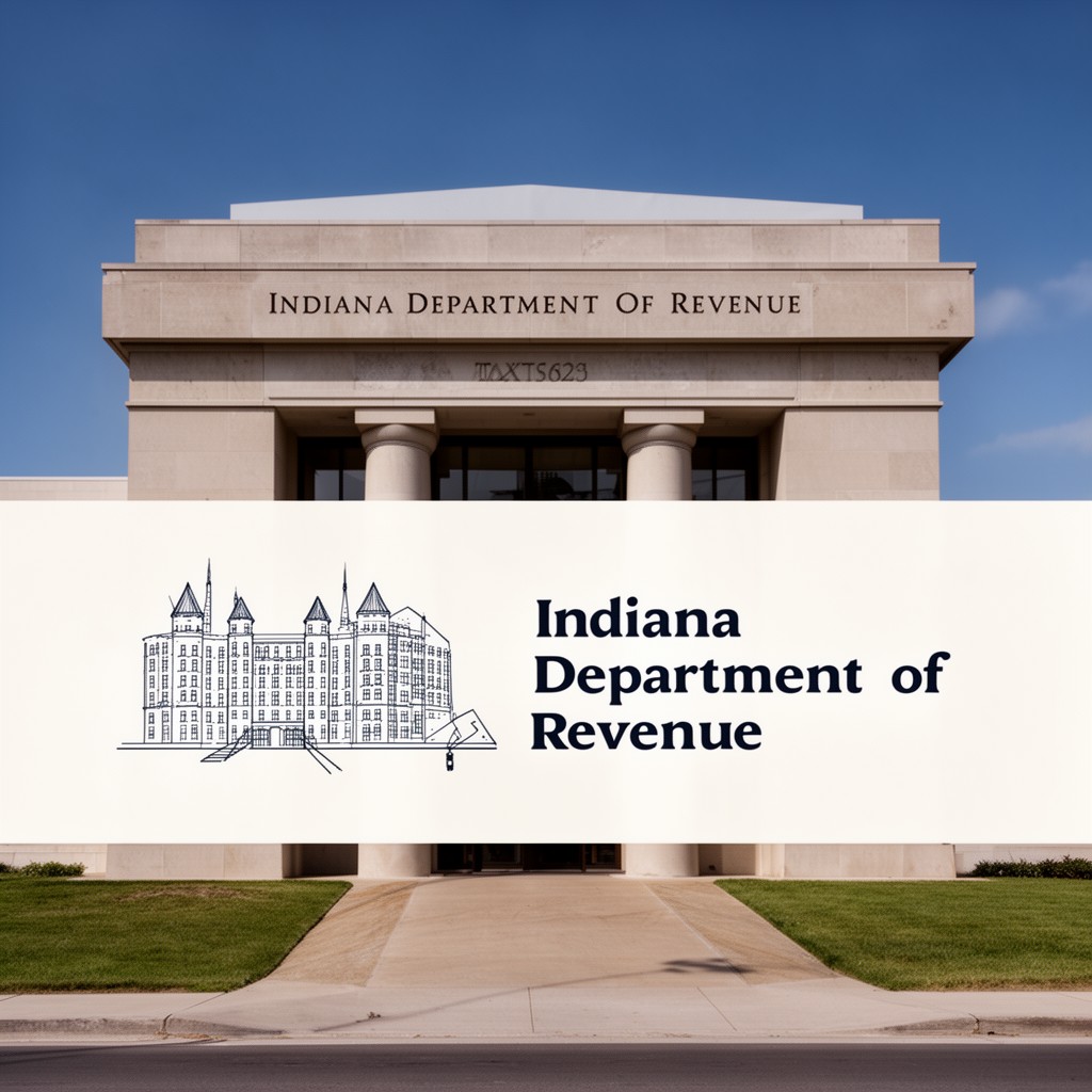 AI-generated illustration of Indiana Department of Revenue