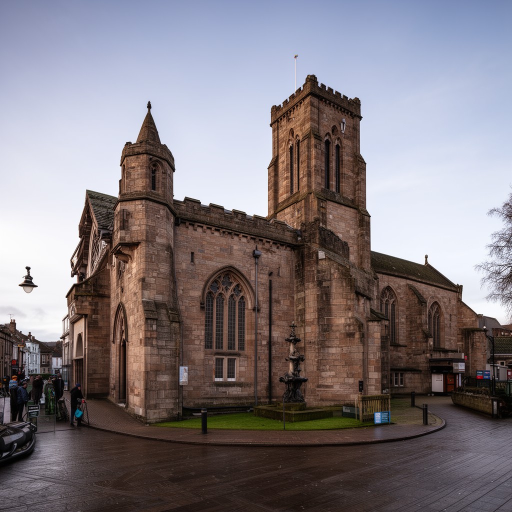 AI-generated illustration of Forfar Parish Church