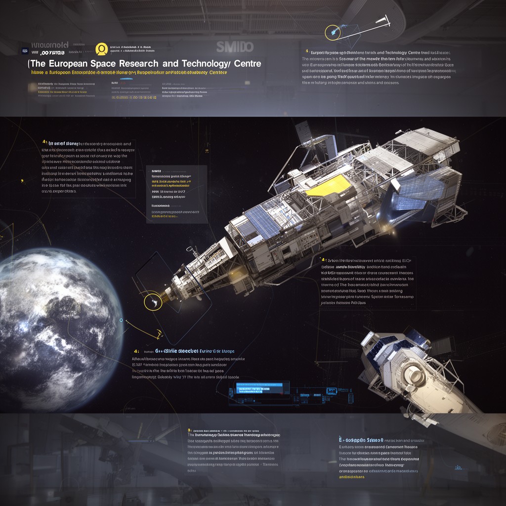 AI-generated illustration of European Space Research and Technology Centre