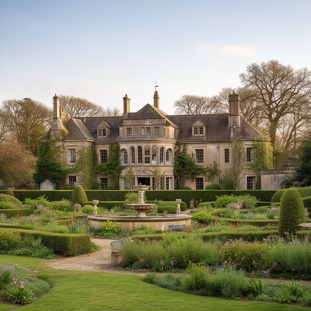 AI-generated illustration of Rousham