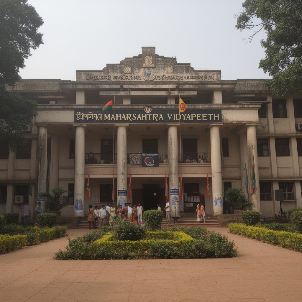 AI-generated illustration of Tilak Maharashtra Vidyapeeth
