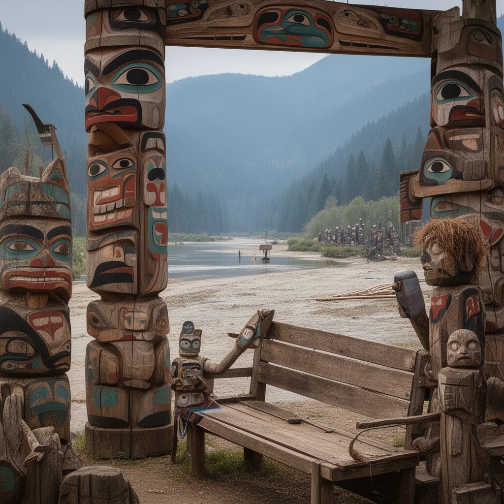 AI-generated illustration of Gitxsan