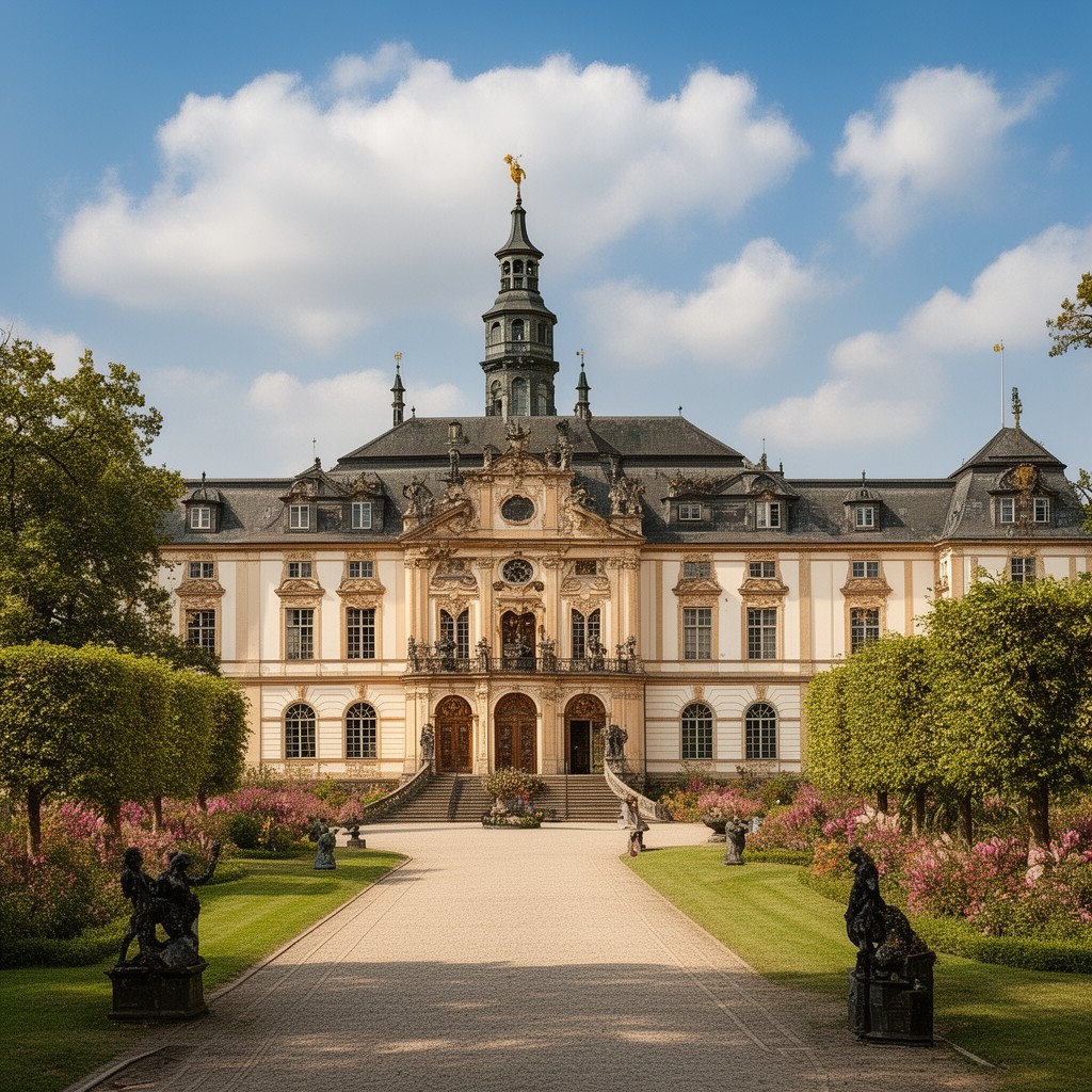 AI-generated illustration of Schloss Oranienbaum