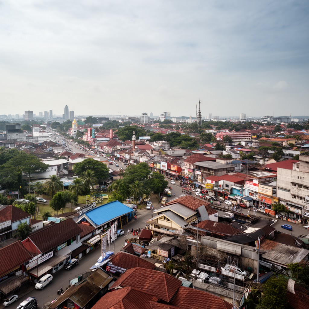 AI-generated illustration of Pekanbaru