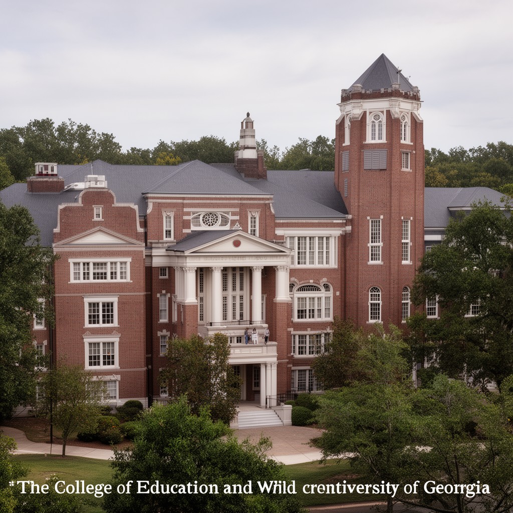 AI-generated illustration of College of Education