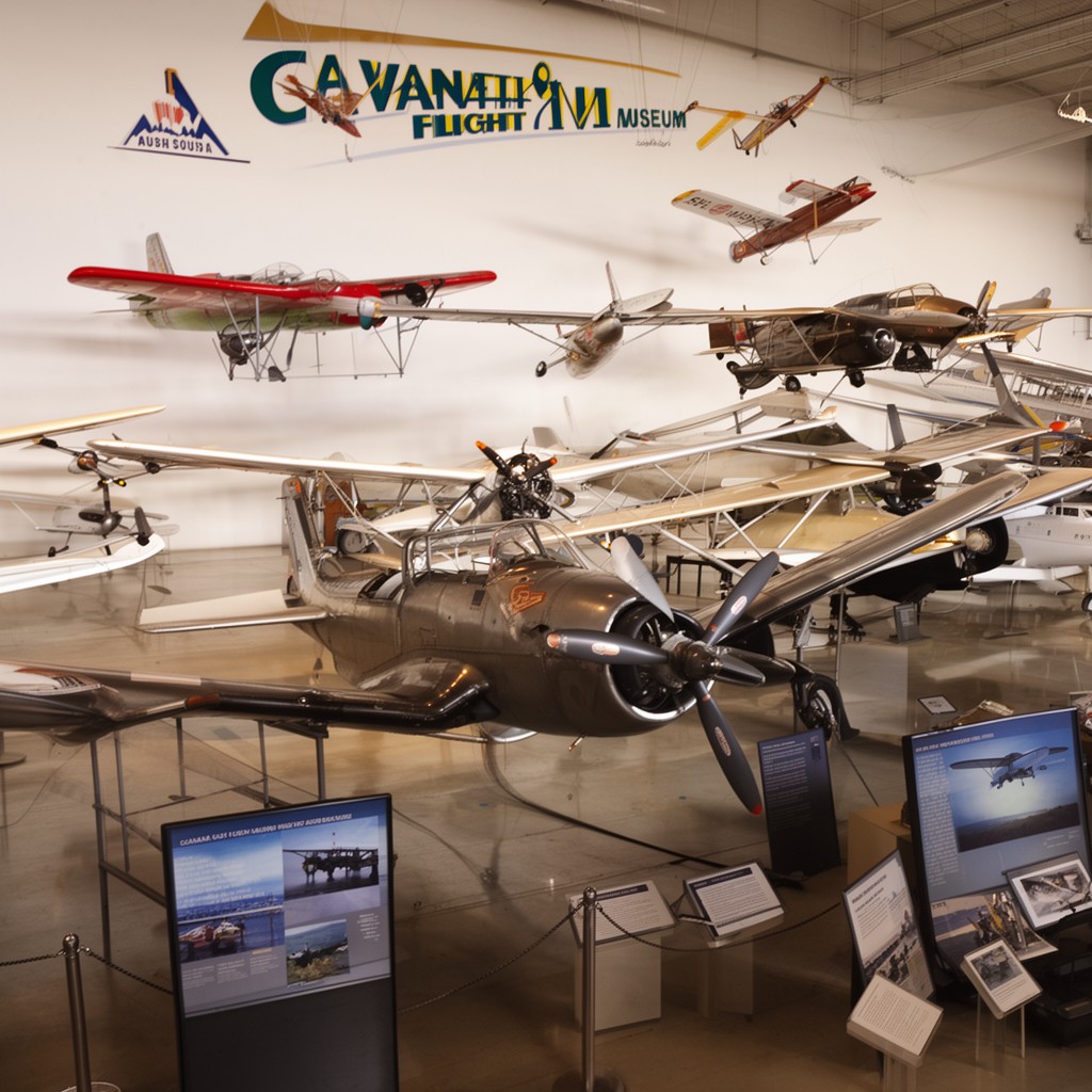 AI-generated illustration of Cavanaugh Flight Museum