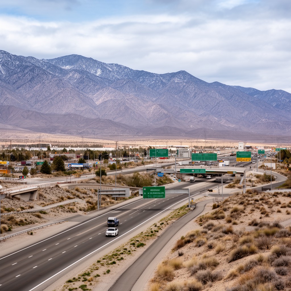 AI-generated illustration of Nevada Department of Transportation