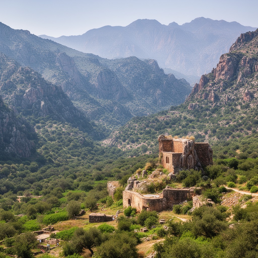 AI-generated illustration of Jabal al Akhdar