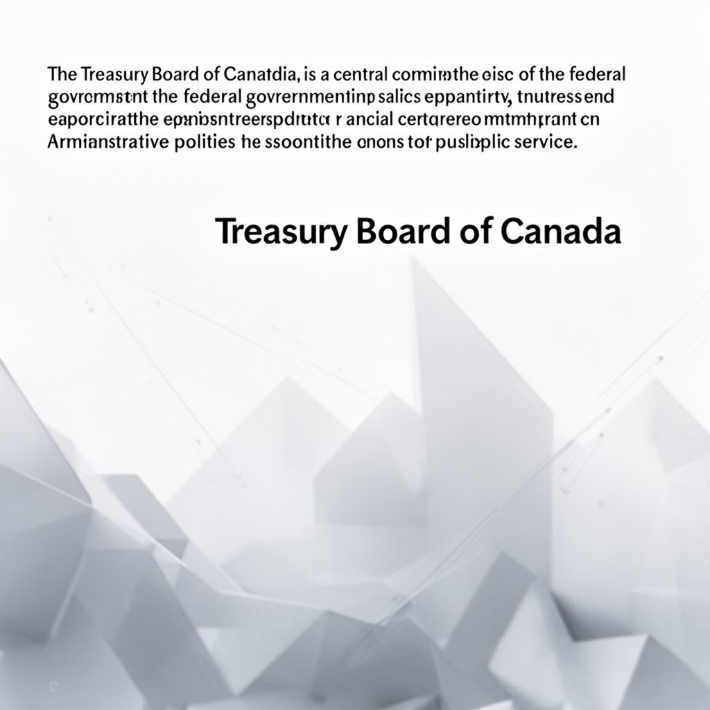 AI-generated illustration of Treasury Board of Canada