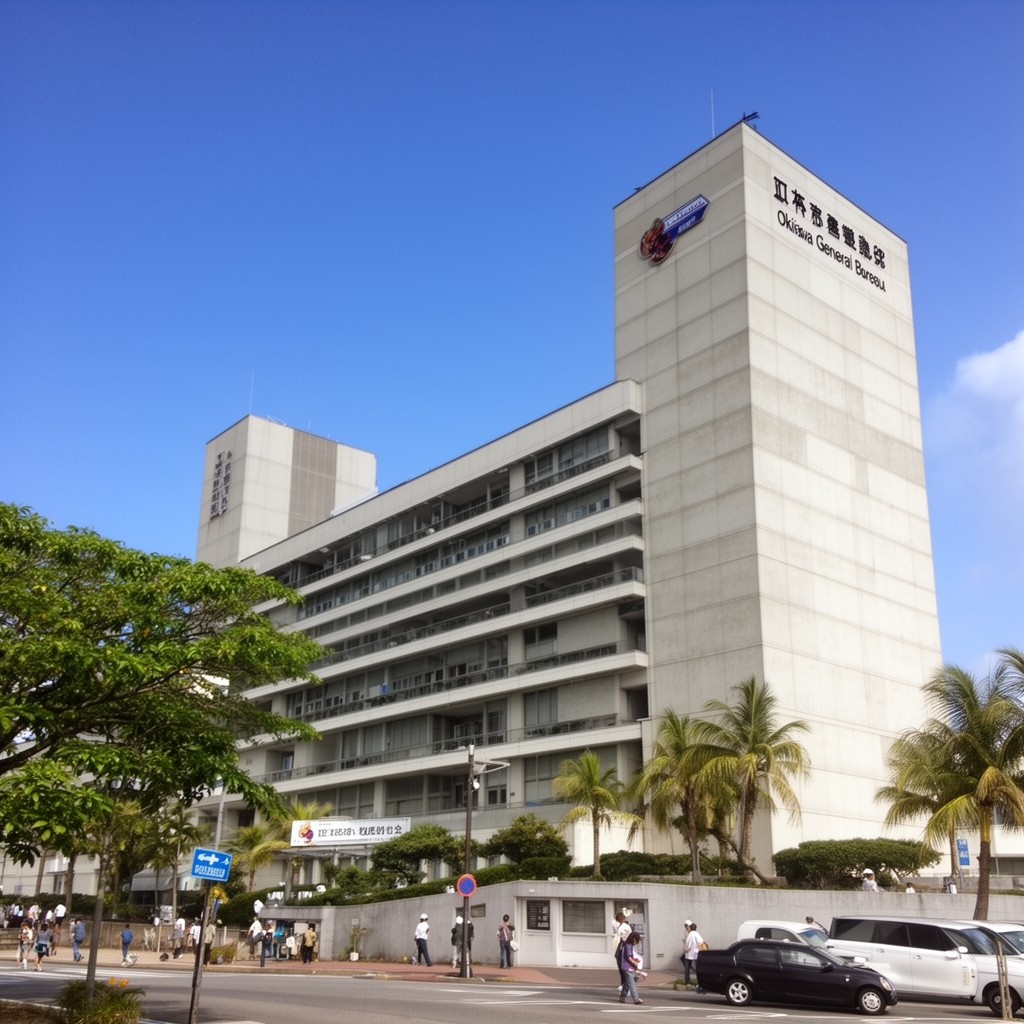 AI-generated illustration of Okinawa General Bureau