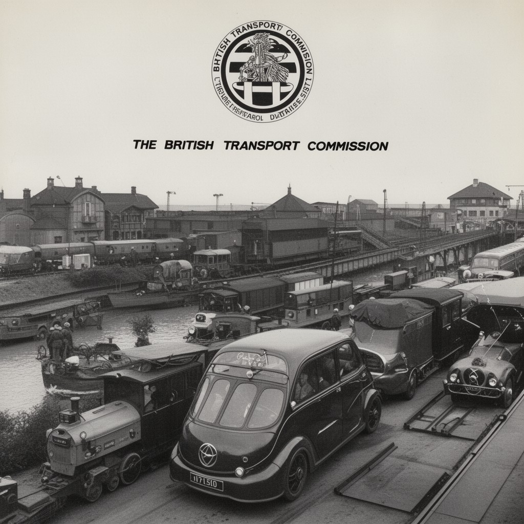 AI-generated illustration of British Transport Commission
