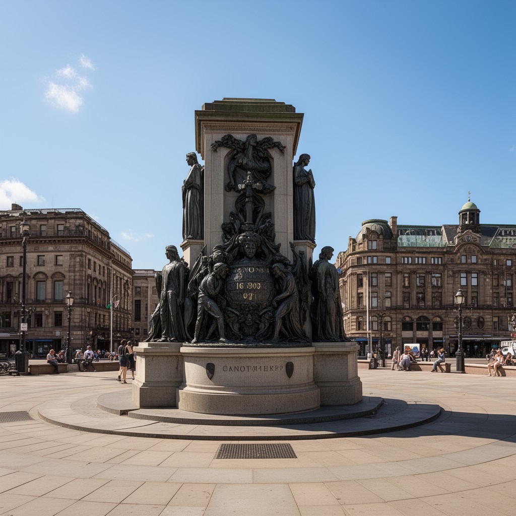 AI-generated illustration of Cenotaph, St Peter’s Square