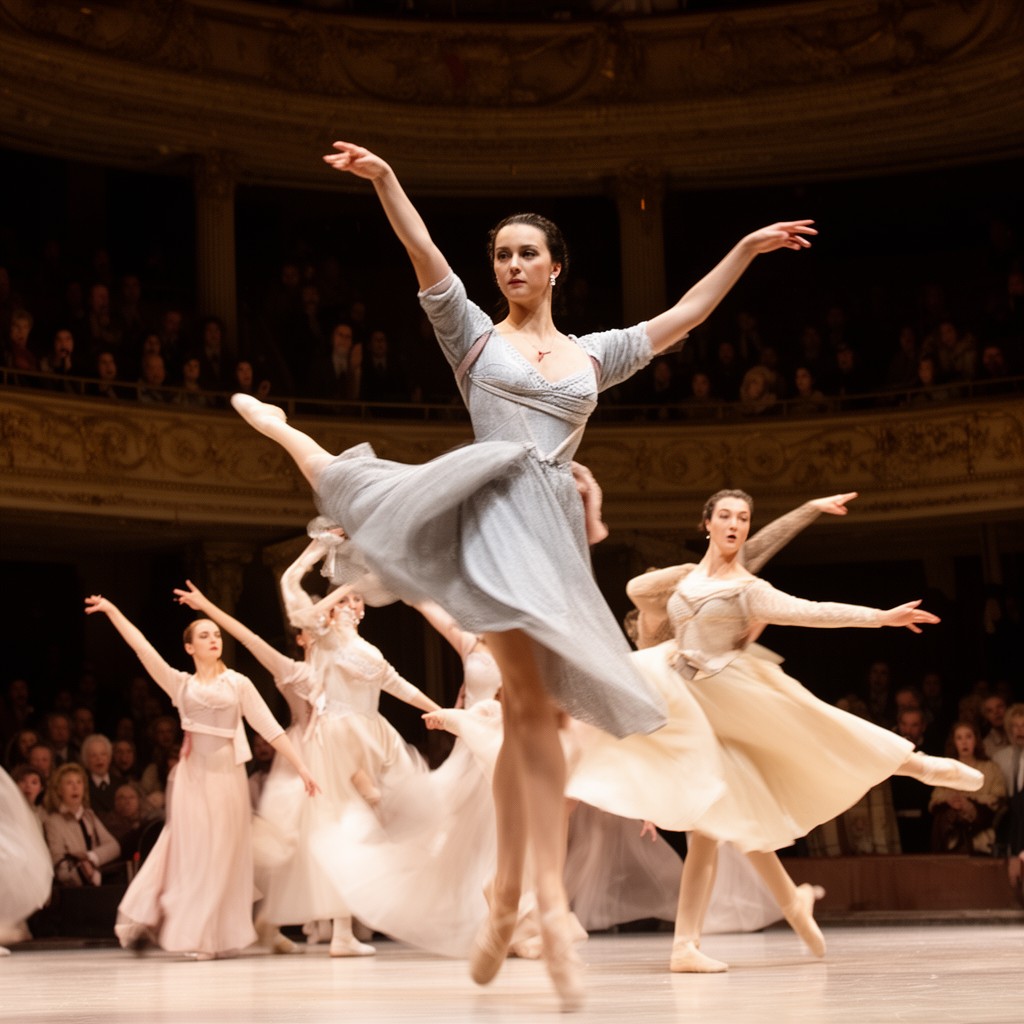 AI-generated illustration of Metropolitan Opera Ballet (historically)