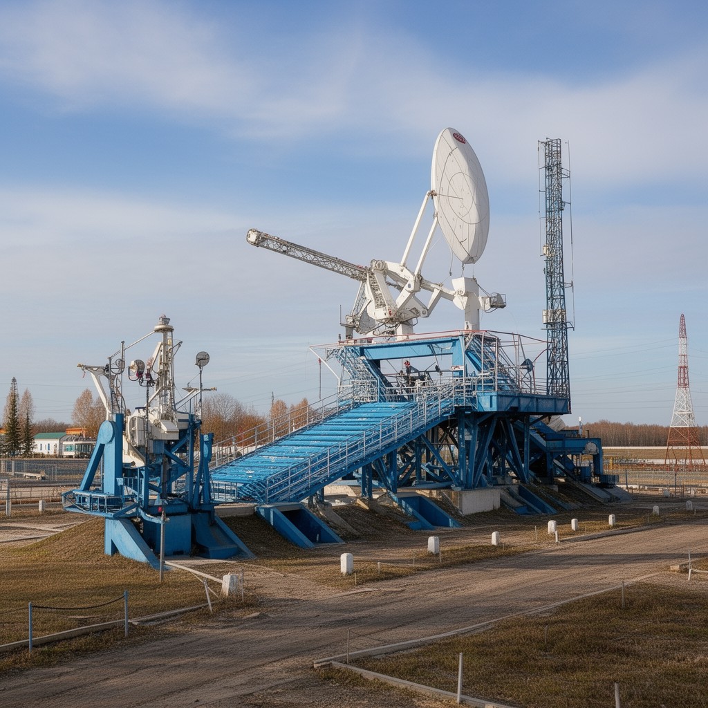 AI-generated illustration of Vostochny Cosmodrome