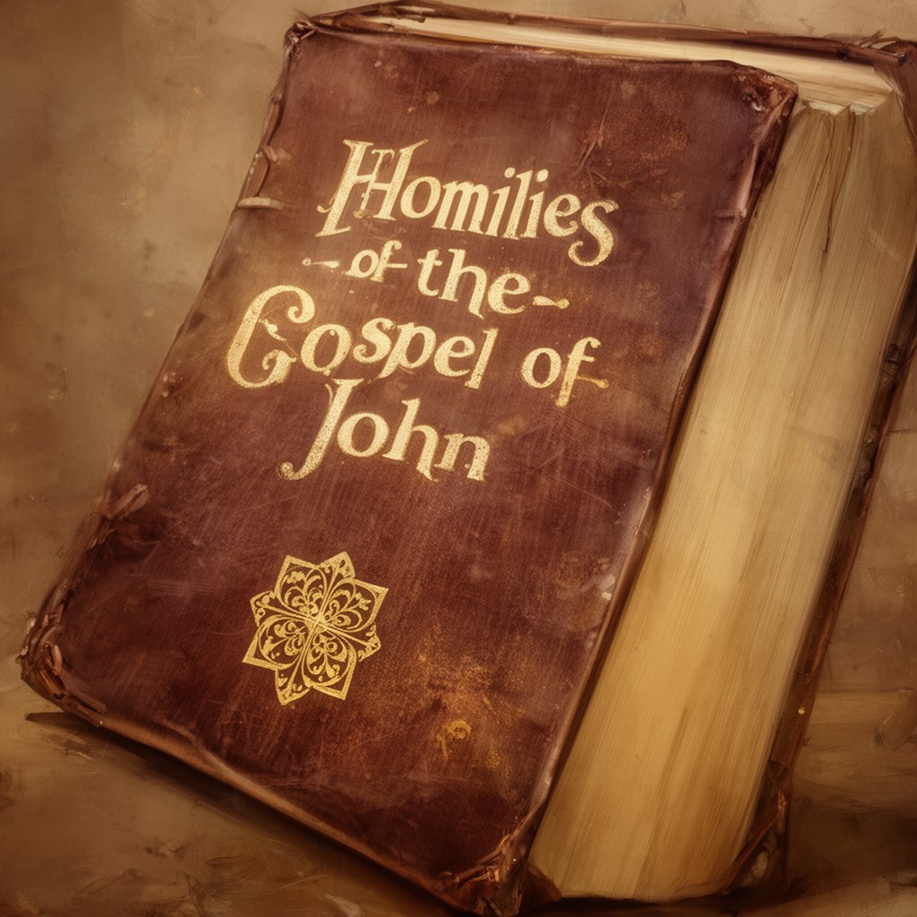 AI-generated illustration of Homilies on the Gospel of John