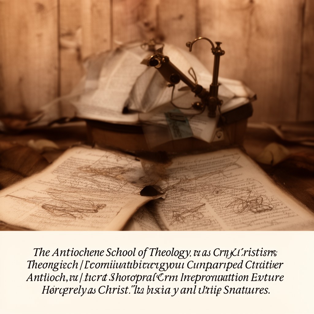 AI-generated illustration of Antiochene school of theology
