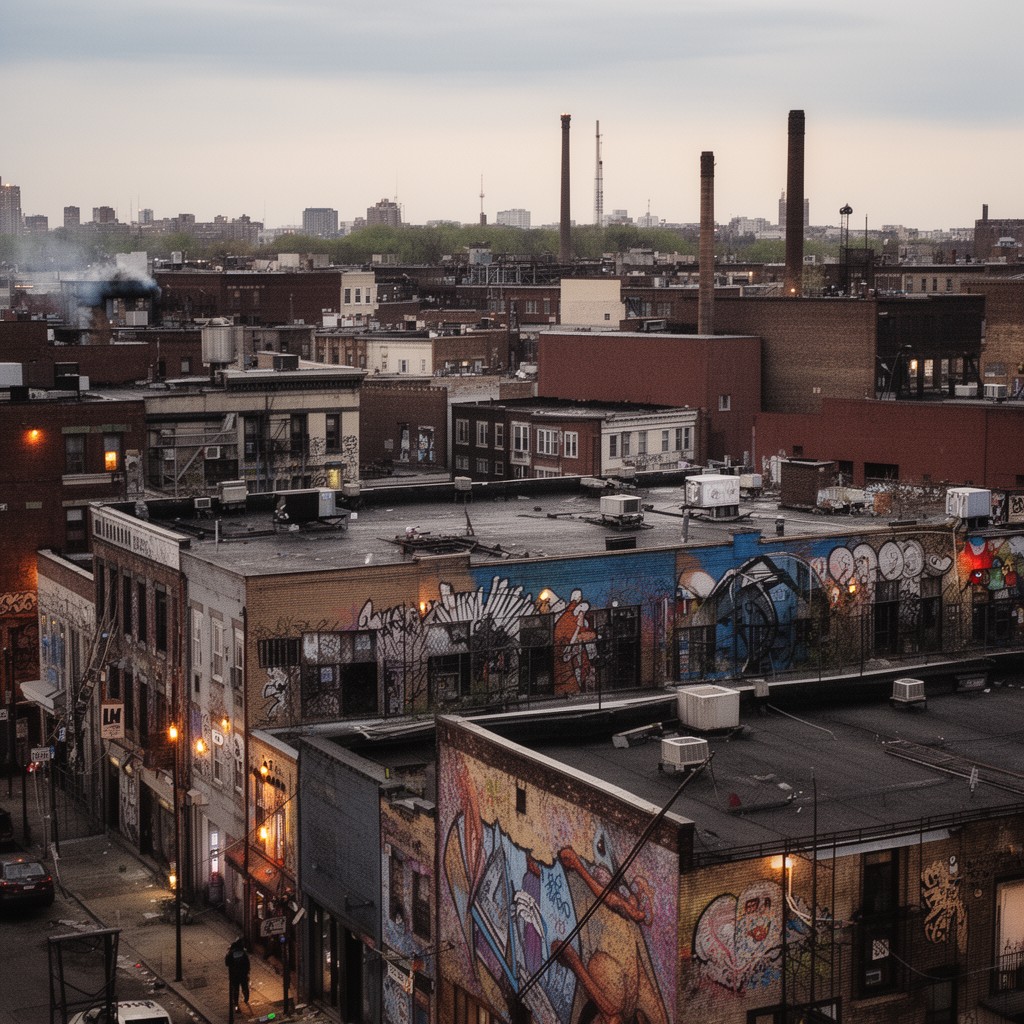AI-generated illustration of South Side, Chicago