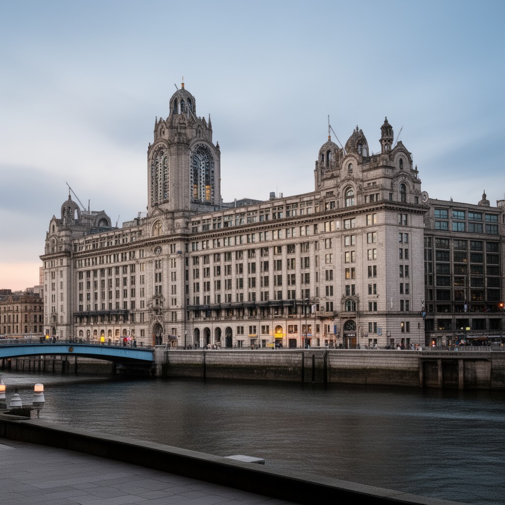AI-generated illustration of Cunard Building