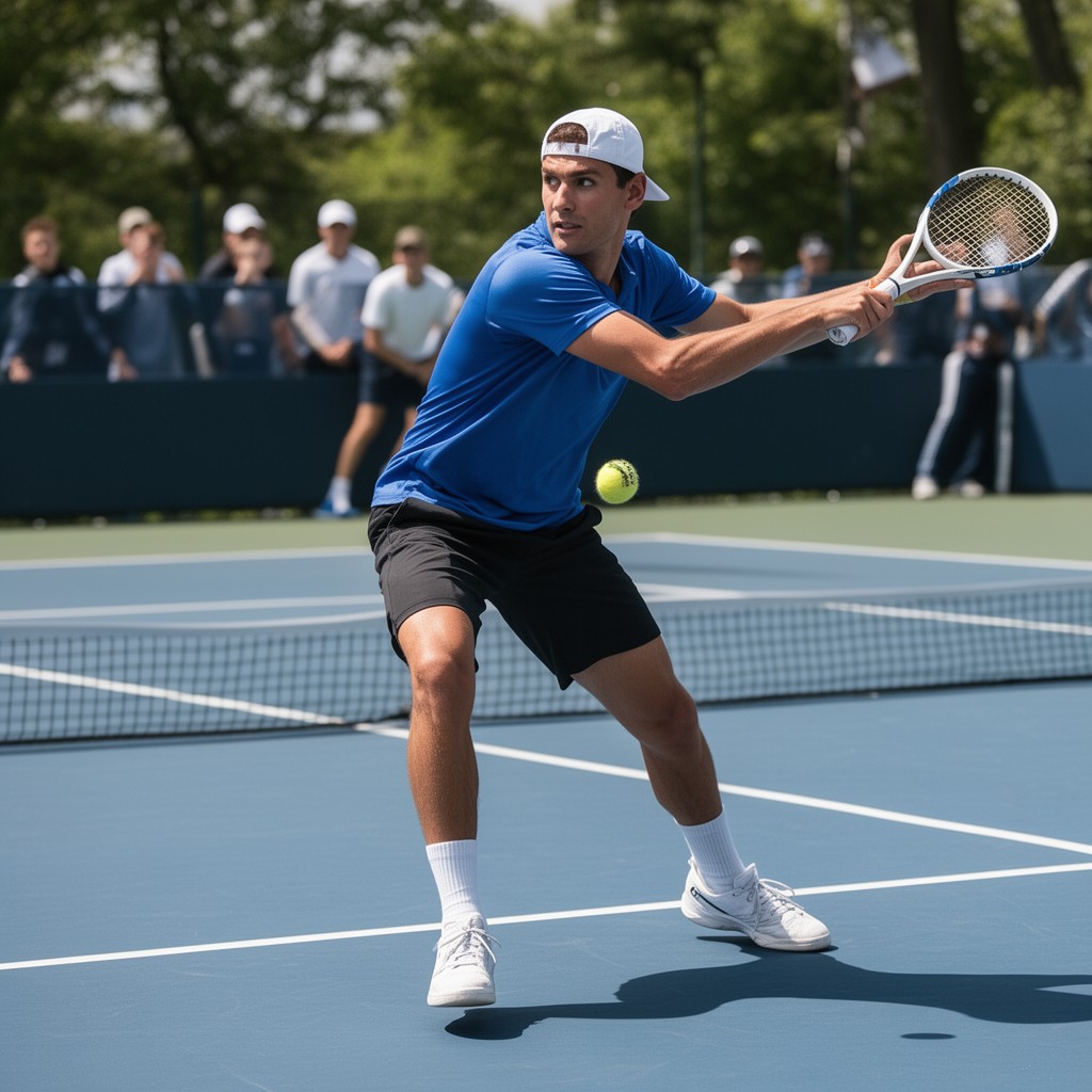 AI-generated illustration of NCAA Division I Men’s Tennis Championship
