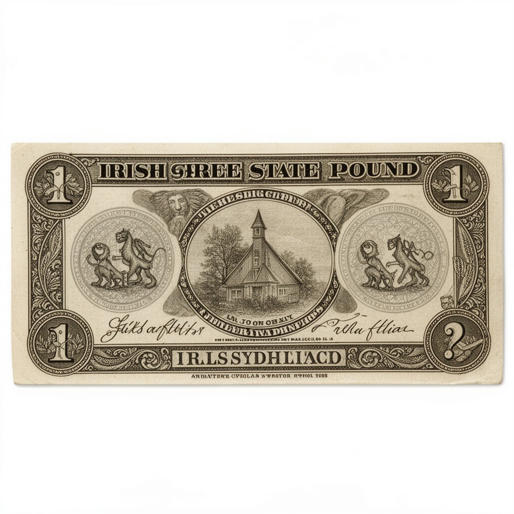AI-generated illustration of Irish Free State pound
