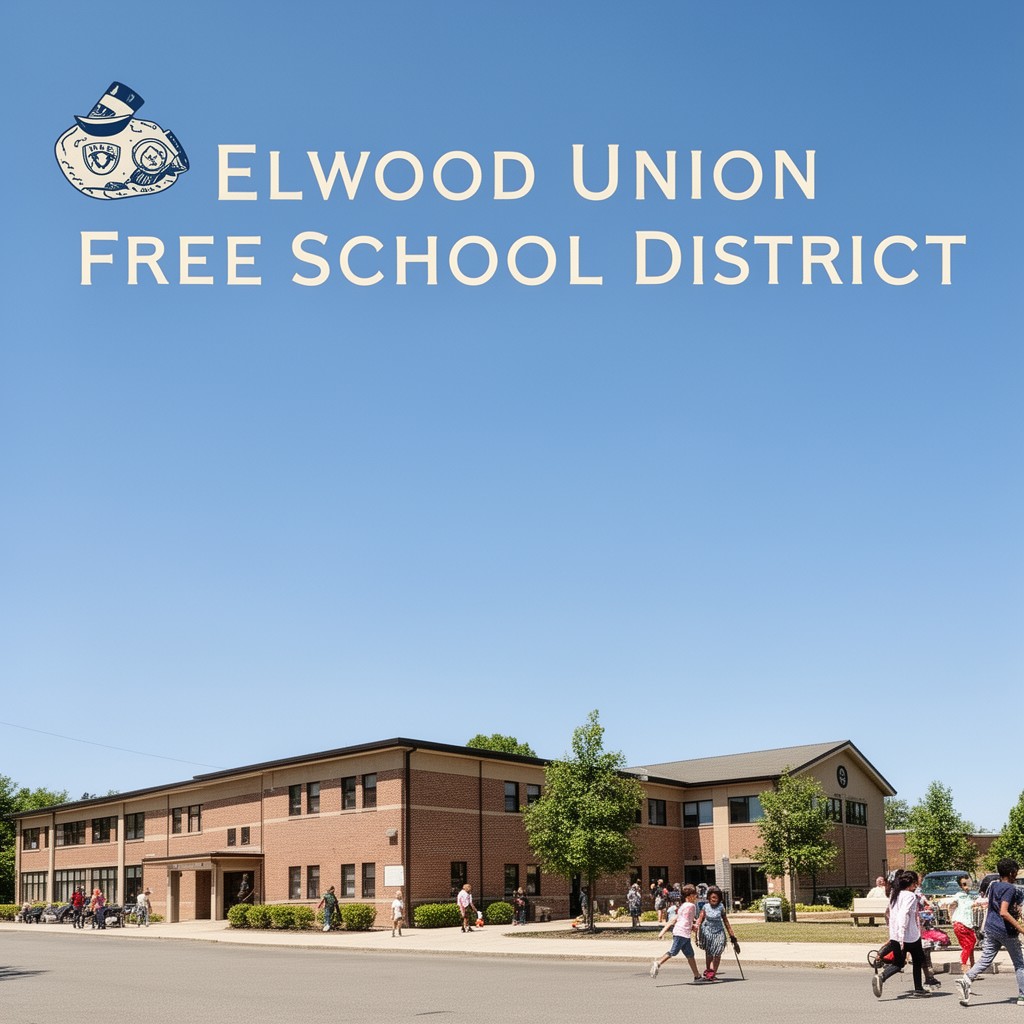 AI-generated illustration of Elwood Union Free School District