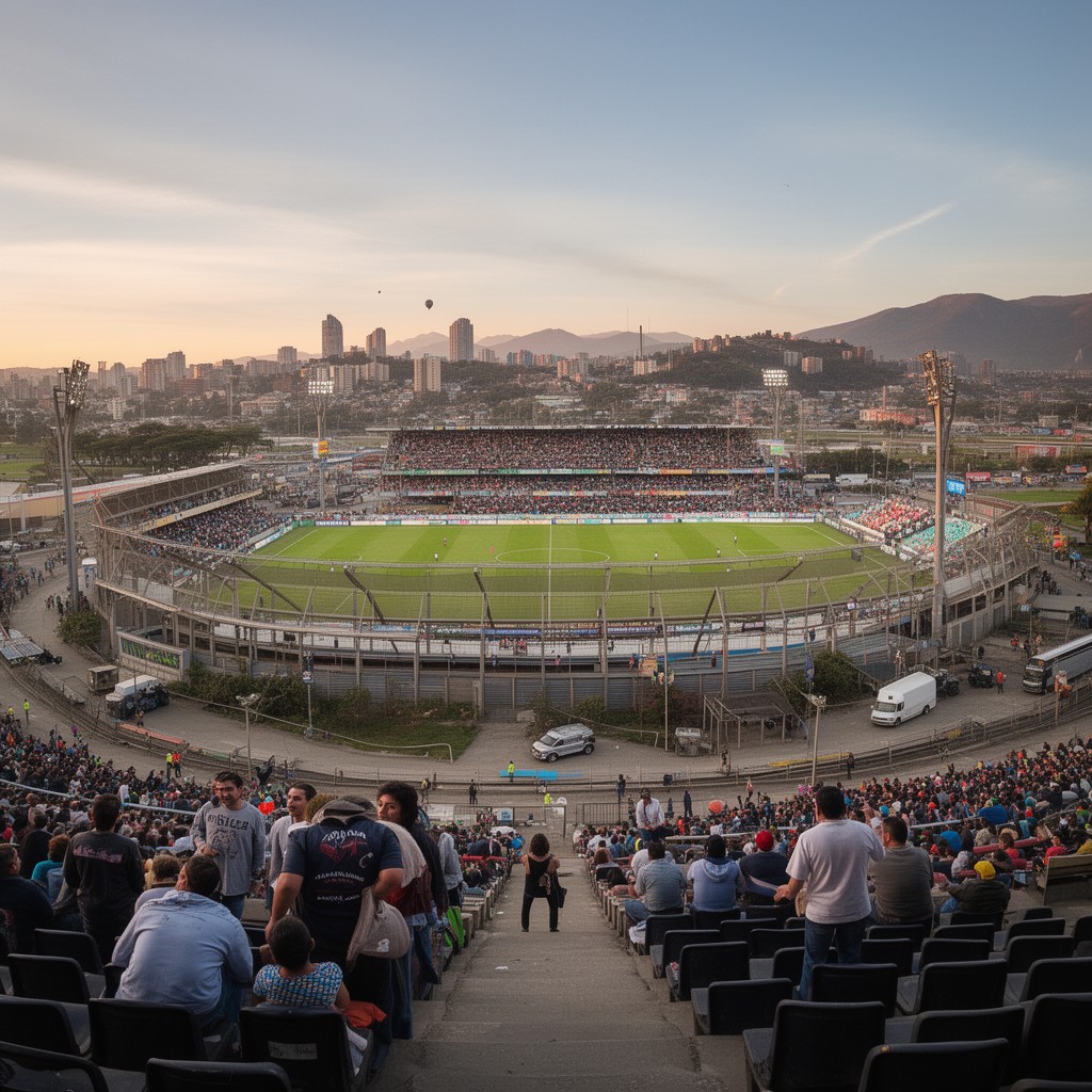 AI-generated illustration of Estadio Ester Roa Rebolledo