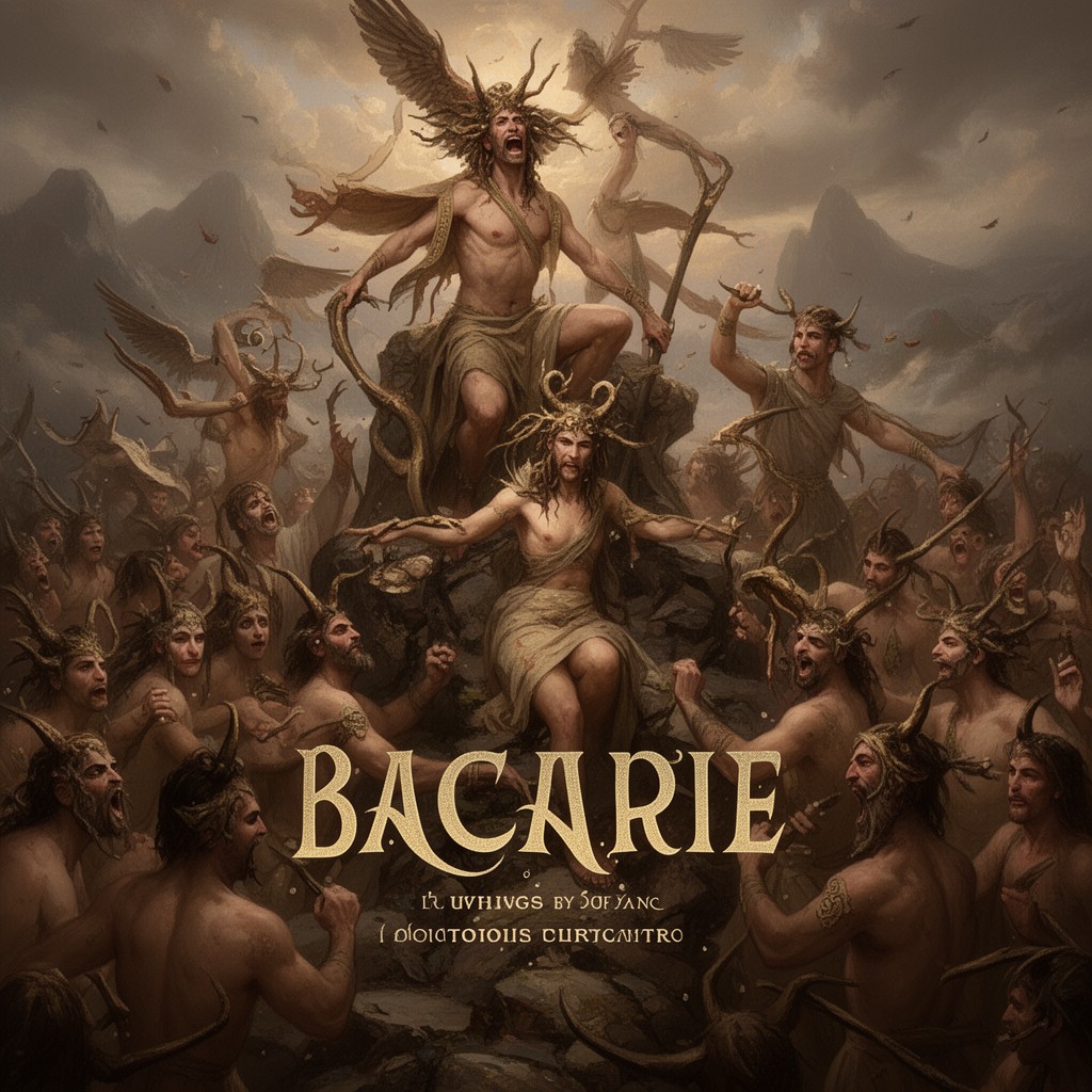 AI-generated illustration of Bacchae