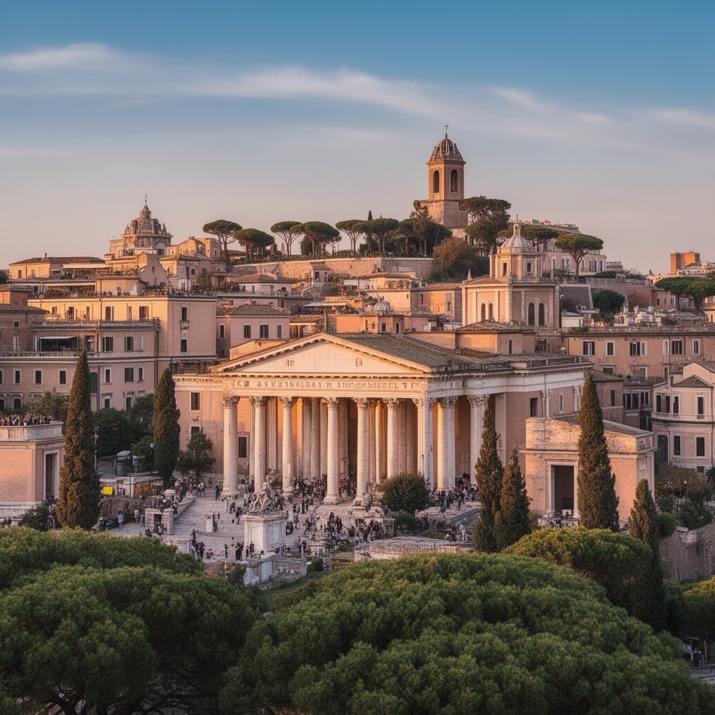 AI-generated illustration of Aventine Hill