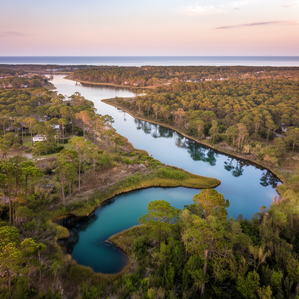 AI-generated illustration of Walton County, Florida