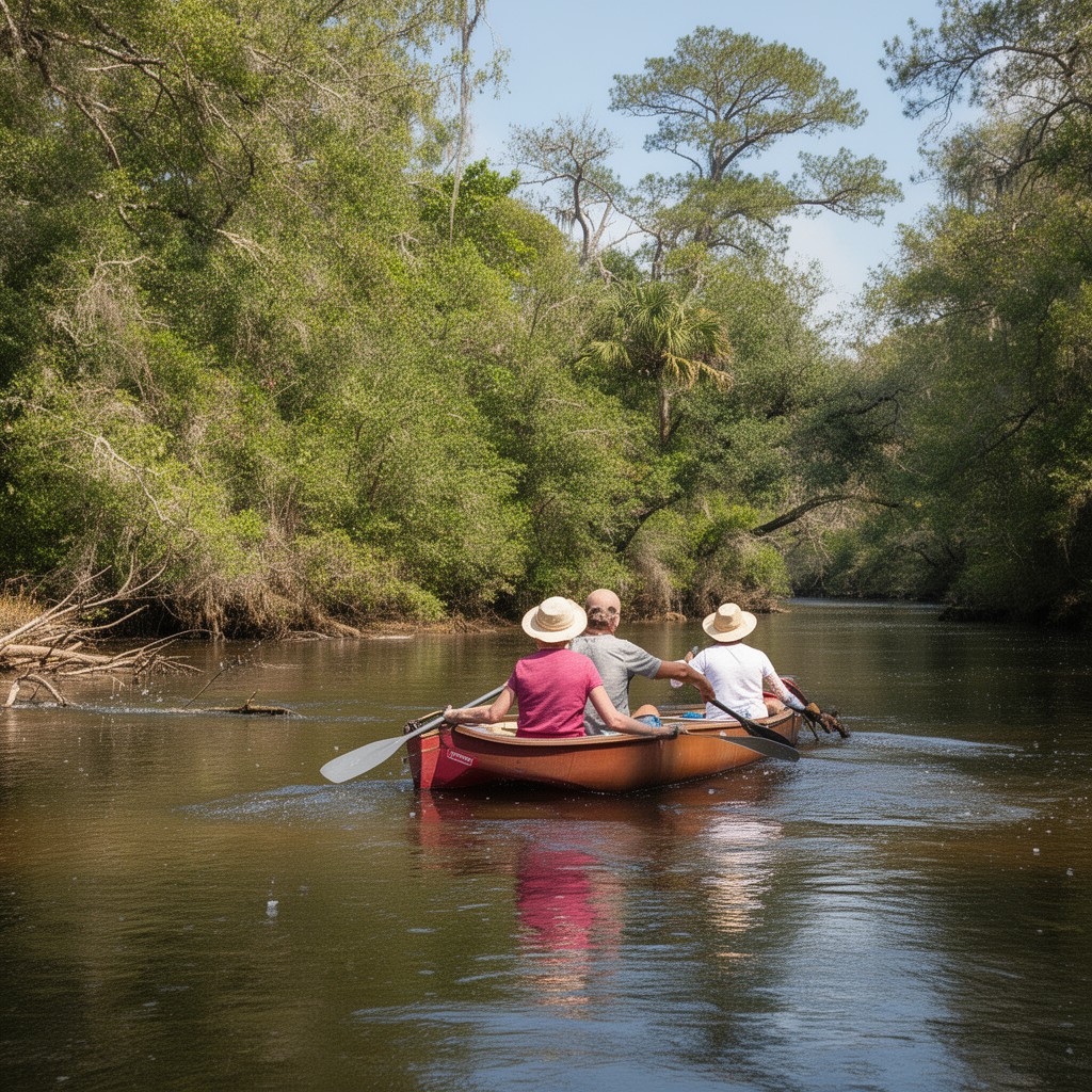 AI-generated illustration of Canoe Capital of Florida