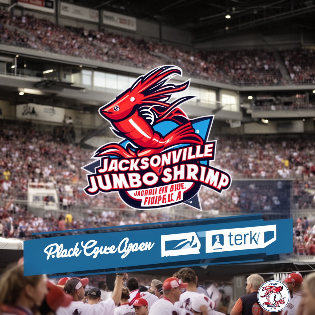 AI-generated illustration of Jacksonville Jumbo Shrimp