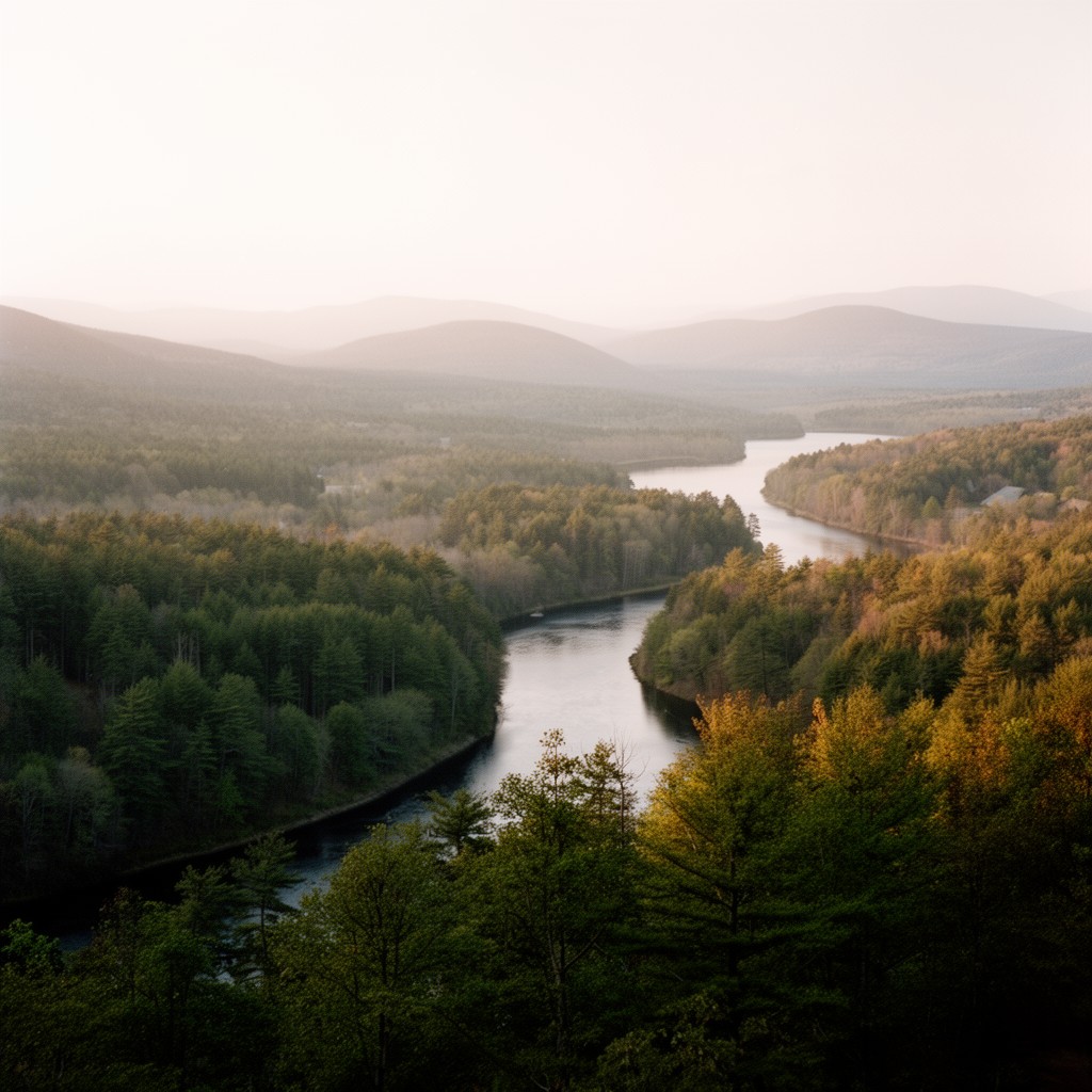 AI-generated illustration of Somerset County, Maine