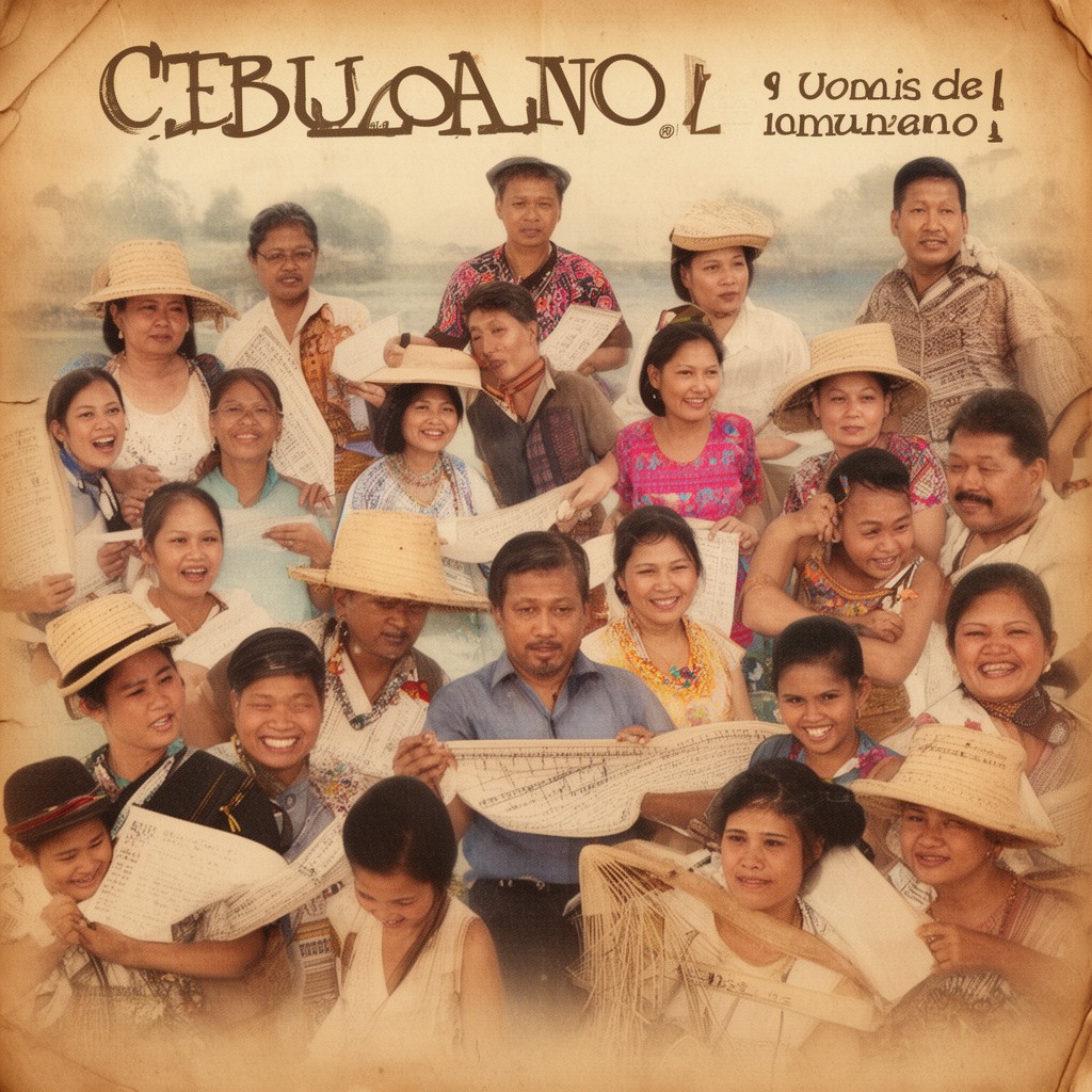 AI-generated illustration of Cebuano people