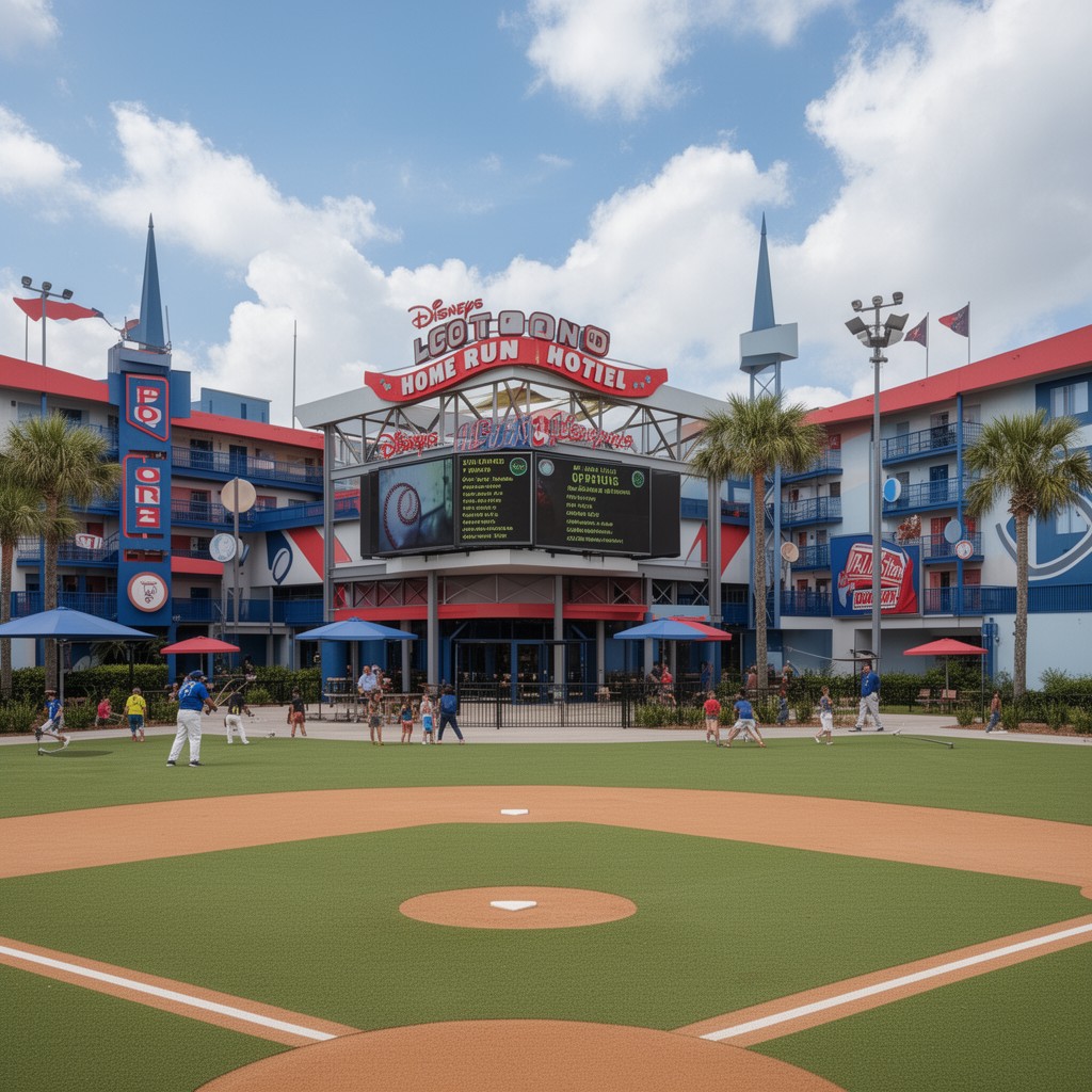 AI-generated illustration of Home Run Hotel