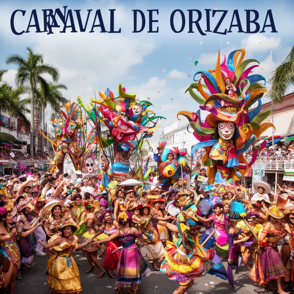 AI-generated illustration of Carnaval de Orizaba