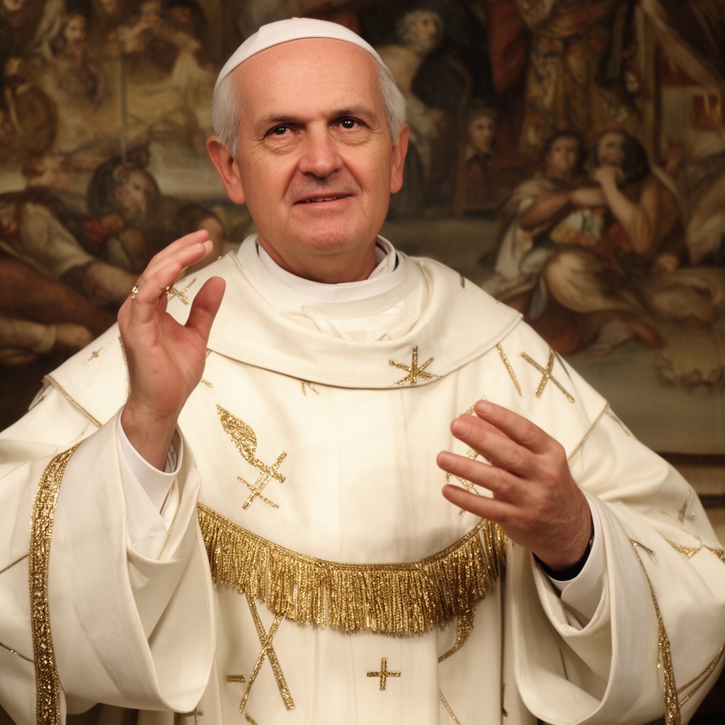 AI-generated illustration of Pope Zosimus