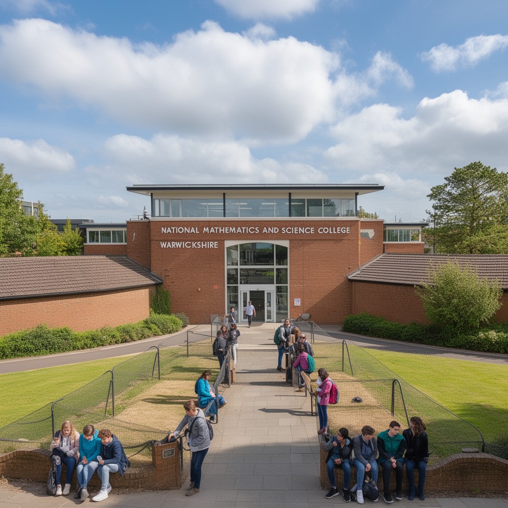 AI-generated illustration of National Mathematics and Science College, Warwickshire, United Kingdom