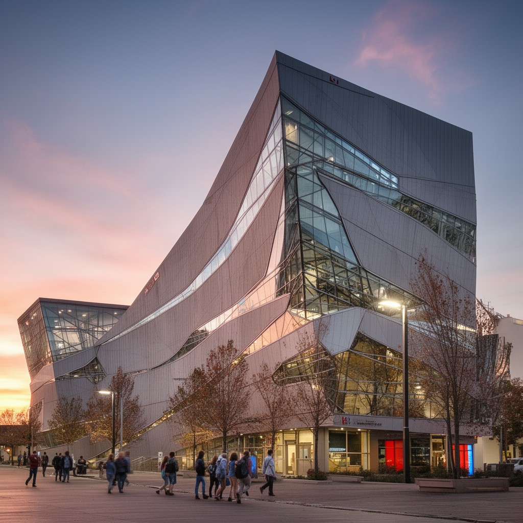 AI-generated illustration of Canadian Museum for Human Rights