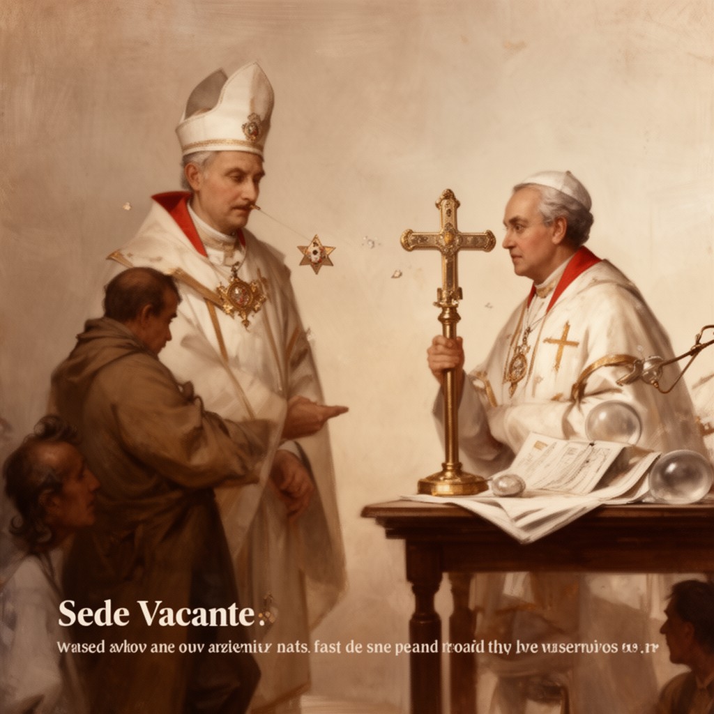 AI-generated illustration of sede vacante